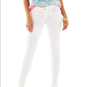 Lilly Pulitzer White Worth Skinny Jeans